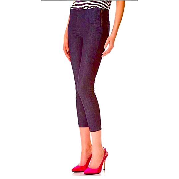 J Brand 850 Mid Rise Clean Rinse Capri Sz 32
